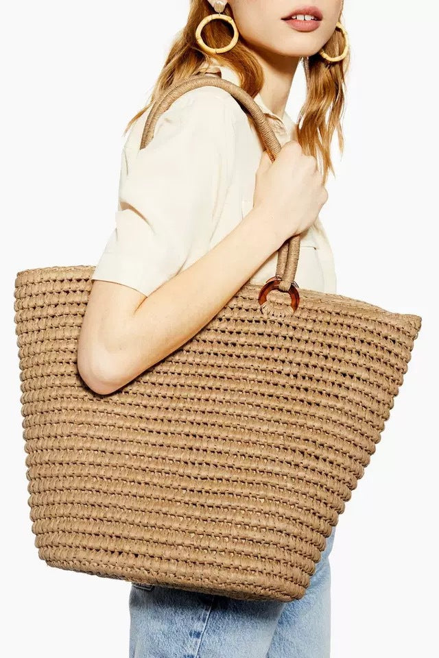 Inspired Large Capacity Straw Woven Bag
