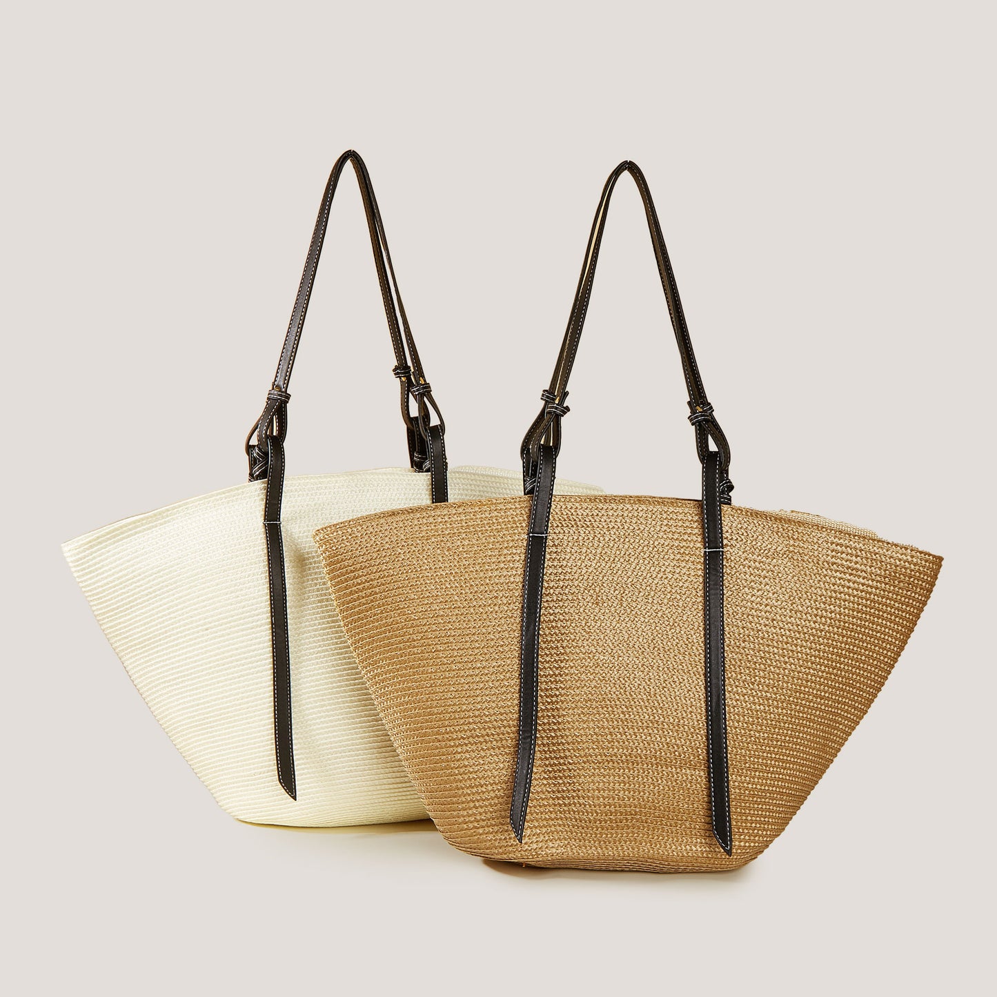 Tote Bag with Large Capacity woven from straw