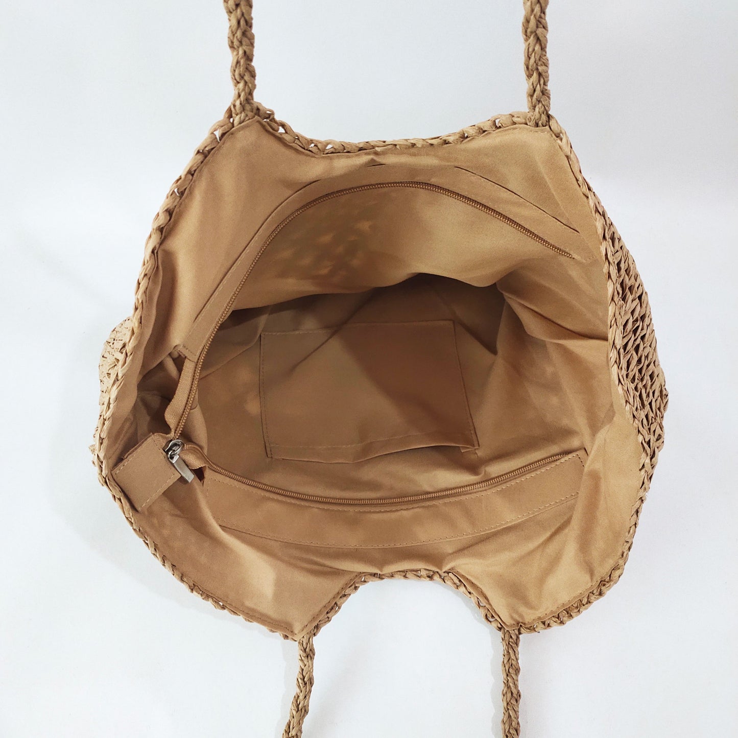 Hollow-out Straw Shopping Bag