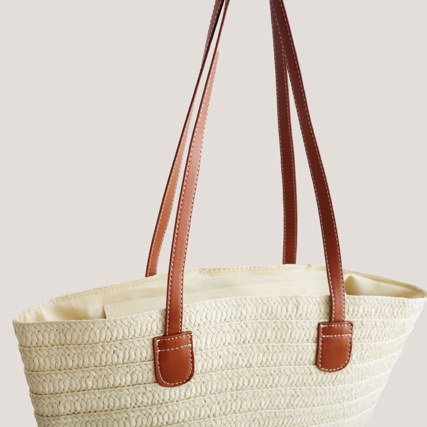 Straw Woven Tote Shoulder Bag