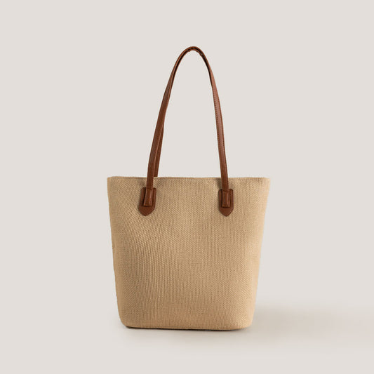 women's linen woven bag