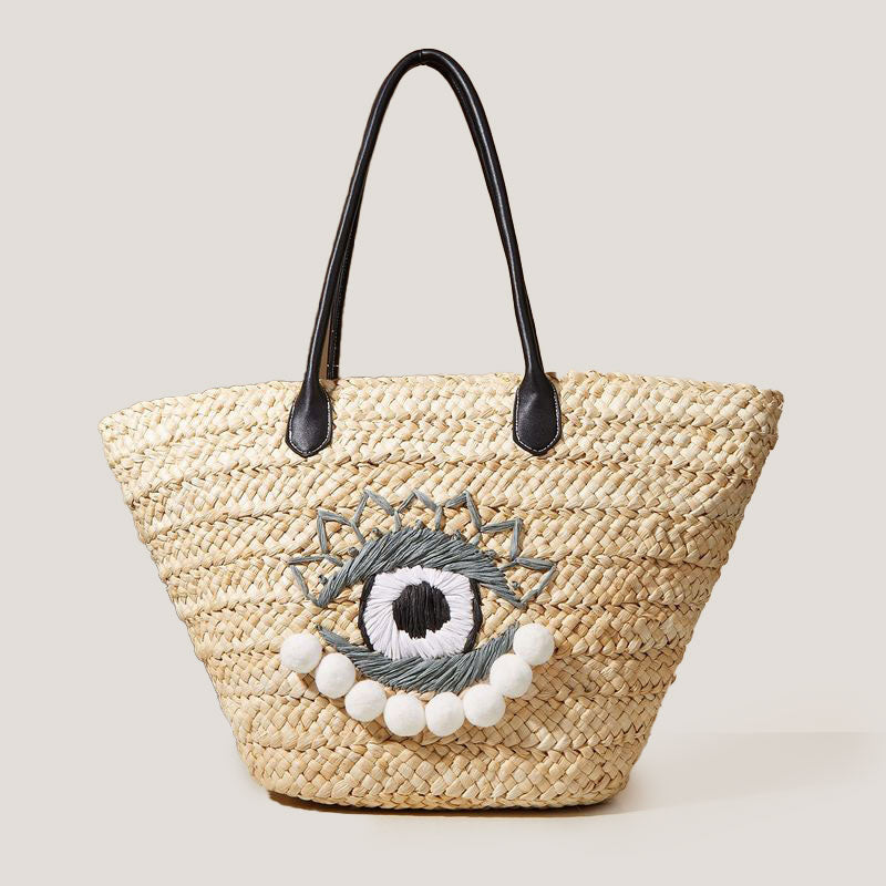 Fashionable eyes corn fur women's bag