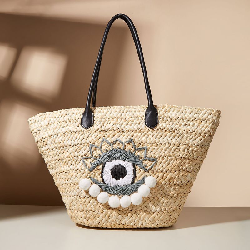 Fashionable eyes corn fur women's bag