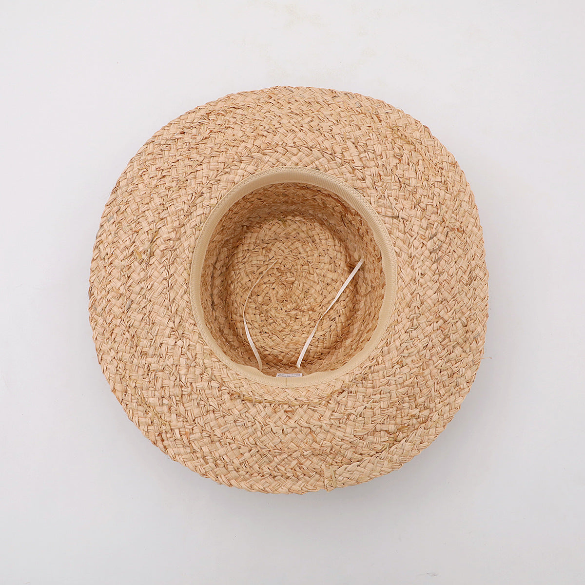 Wide-Brim High Crown Panama Woven Women's Hat