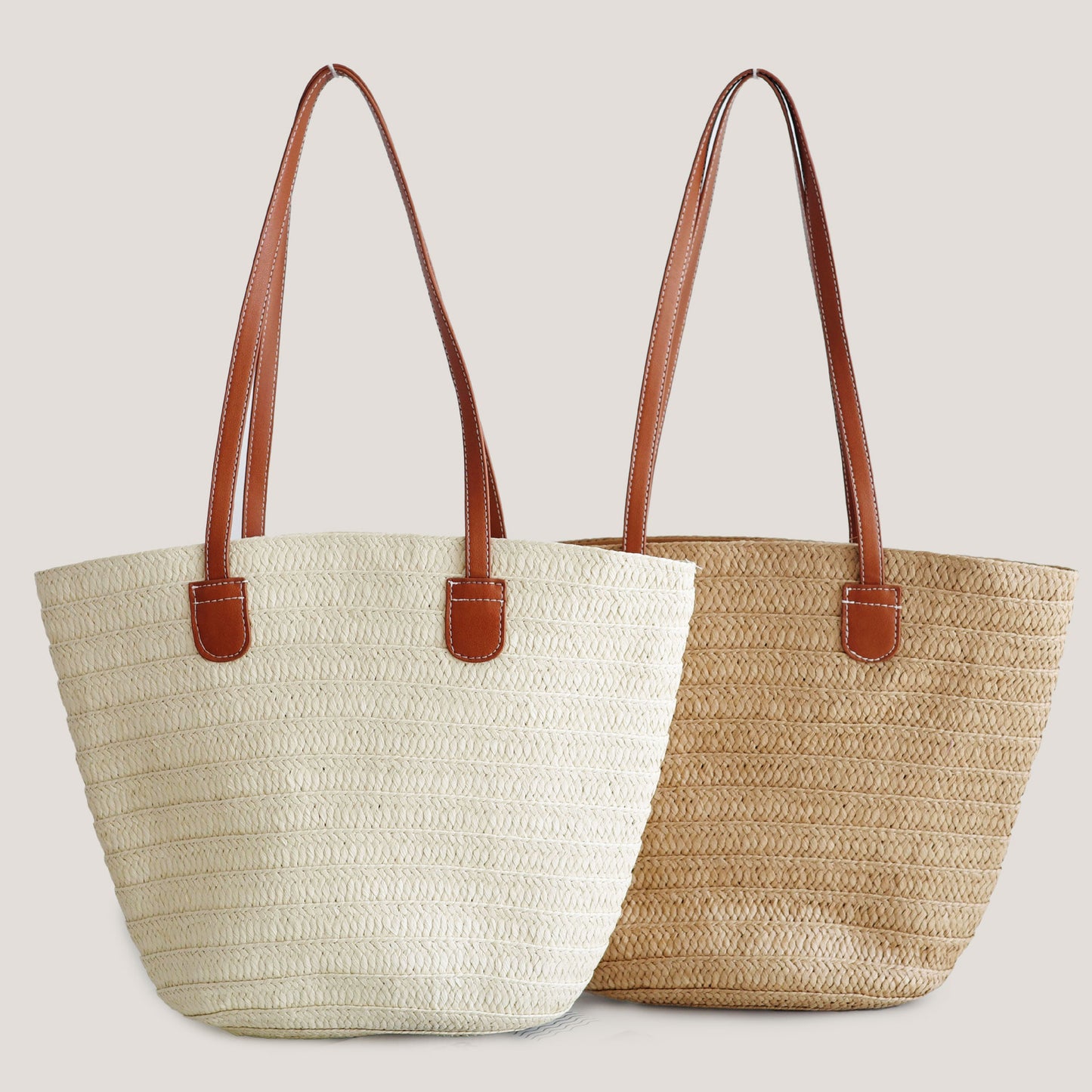 Straw Woven Tote Shoulder Bag