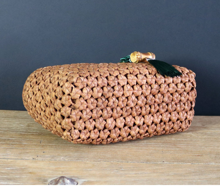 Wild Grapevine Hexagonal Woven Flower Bag