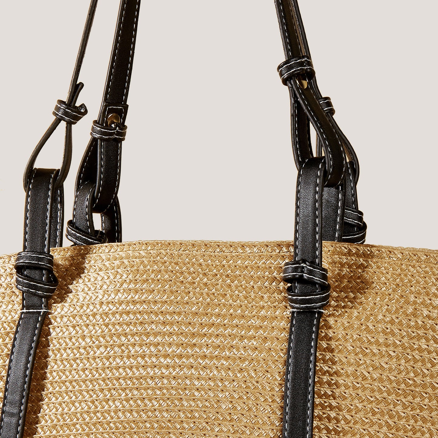 Tote Bag with Large Capacity woven from straw