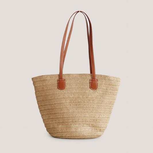 Straw Woven Tote Shoulder Bag